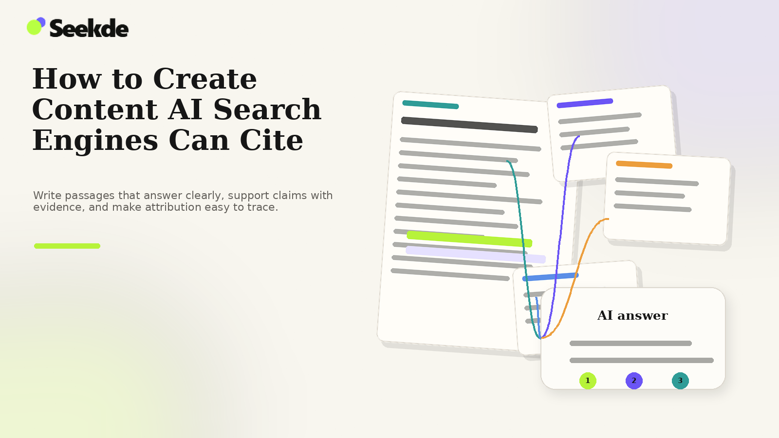How to Create Content AI Search Engines Can Cite