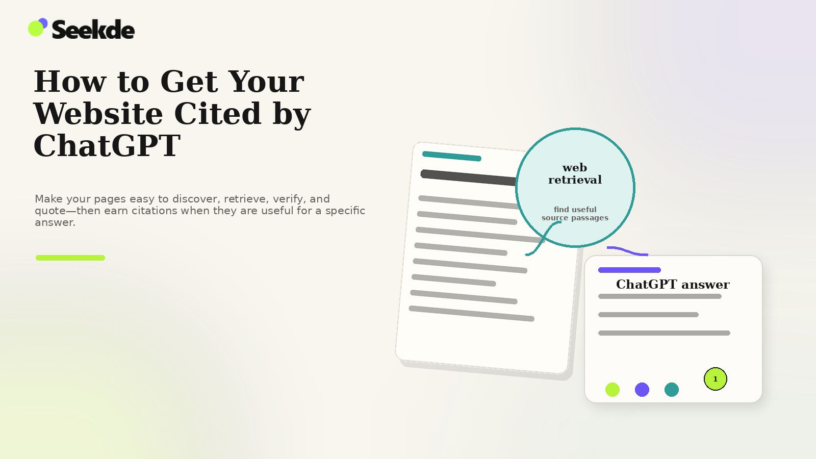 How to Get Your Website Cited by ChatGPT