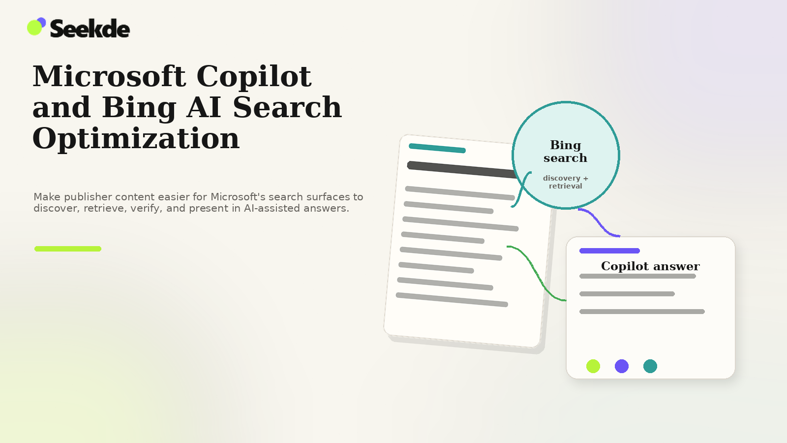 Microsoft Copilot and Bing AI Search Optimization